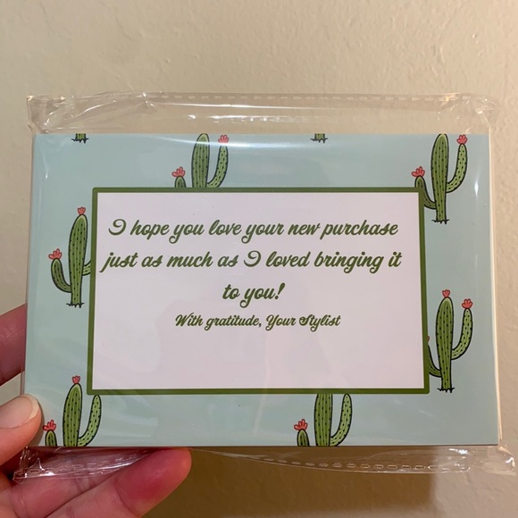 BUNDLE ONLY 50 4X6 Cactus Thank Cards CLEARANCE - Picture 2 of 2